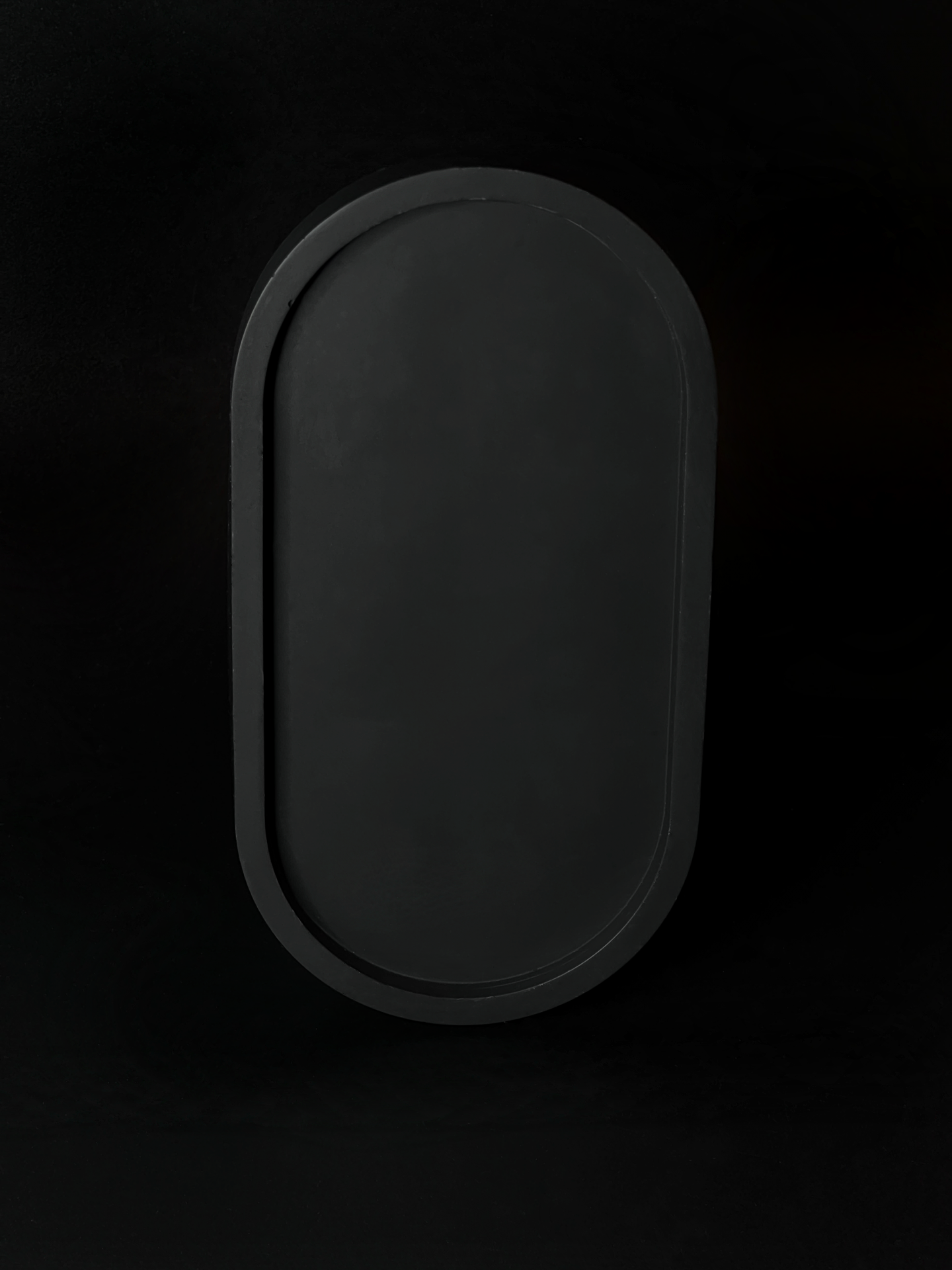 Ovalus padėklas I Black