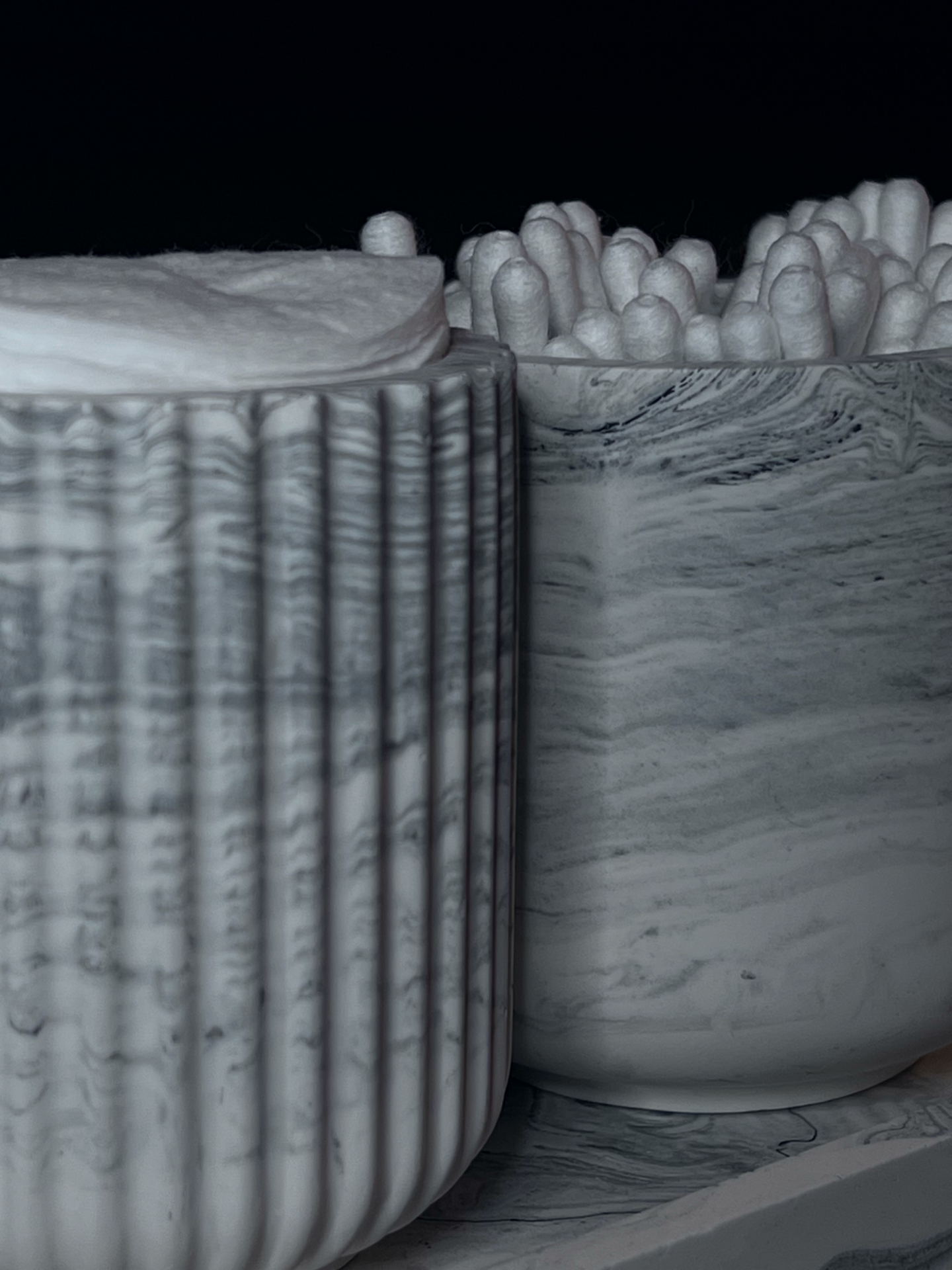Indelių rinkinys I Black & white marble